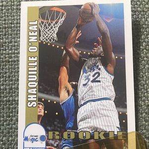 SHAQUILLE O’NEAL ROOKIE CARD